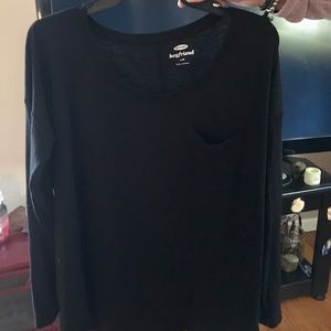 Gap boyfriend 3/4 sleeve shirt
